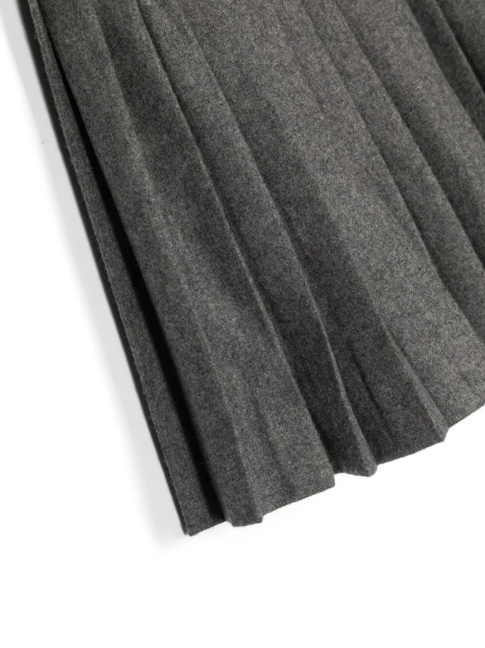 Bonpoint Elasticated-waistband Pleated Skirt In Grey