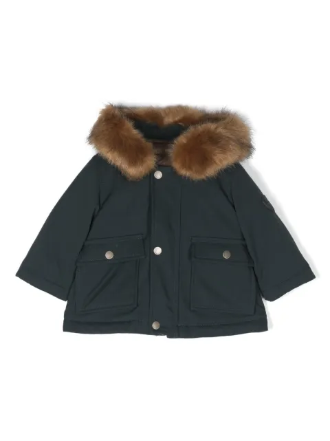 Bonpoint fur-trimmed hood coat