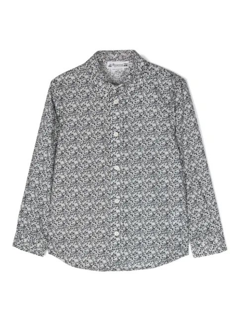 Bonpoint floral-print long-sleeve shirt