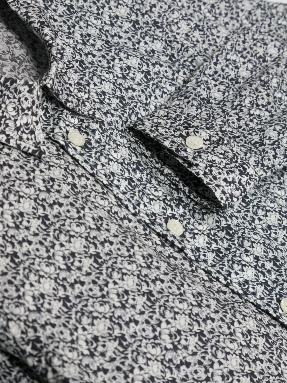 floral-print long-sleeve shirt