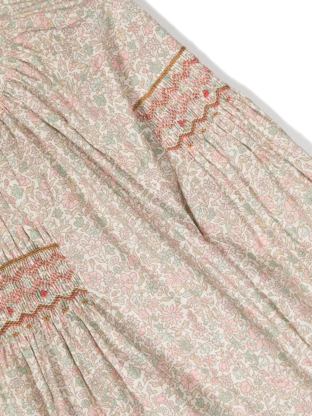  Bonpoint Floral-print Cotton Blouse - Pink 