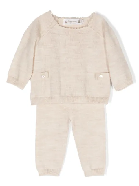 Bonpoint knitted babygrow set