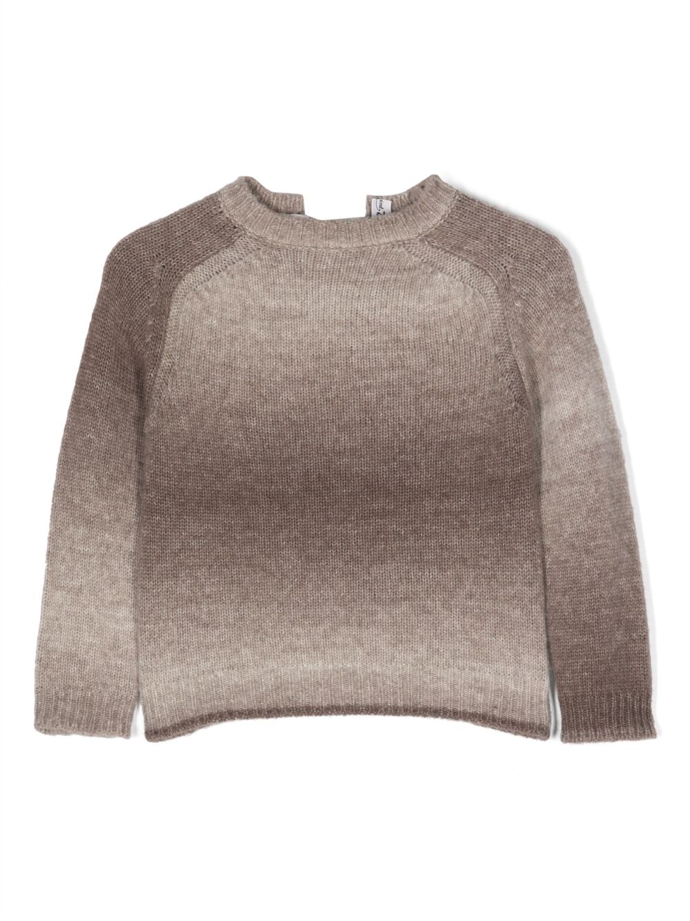 Bonpoint long-sleeve knitted sweatshirt - Neutrals