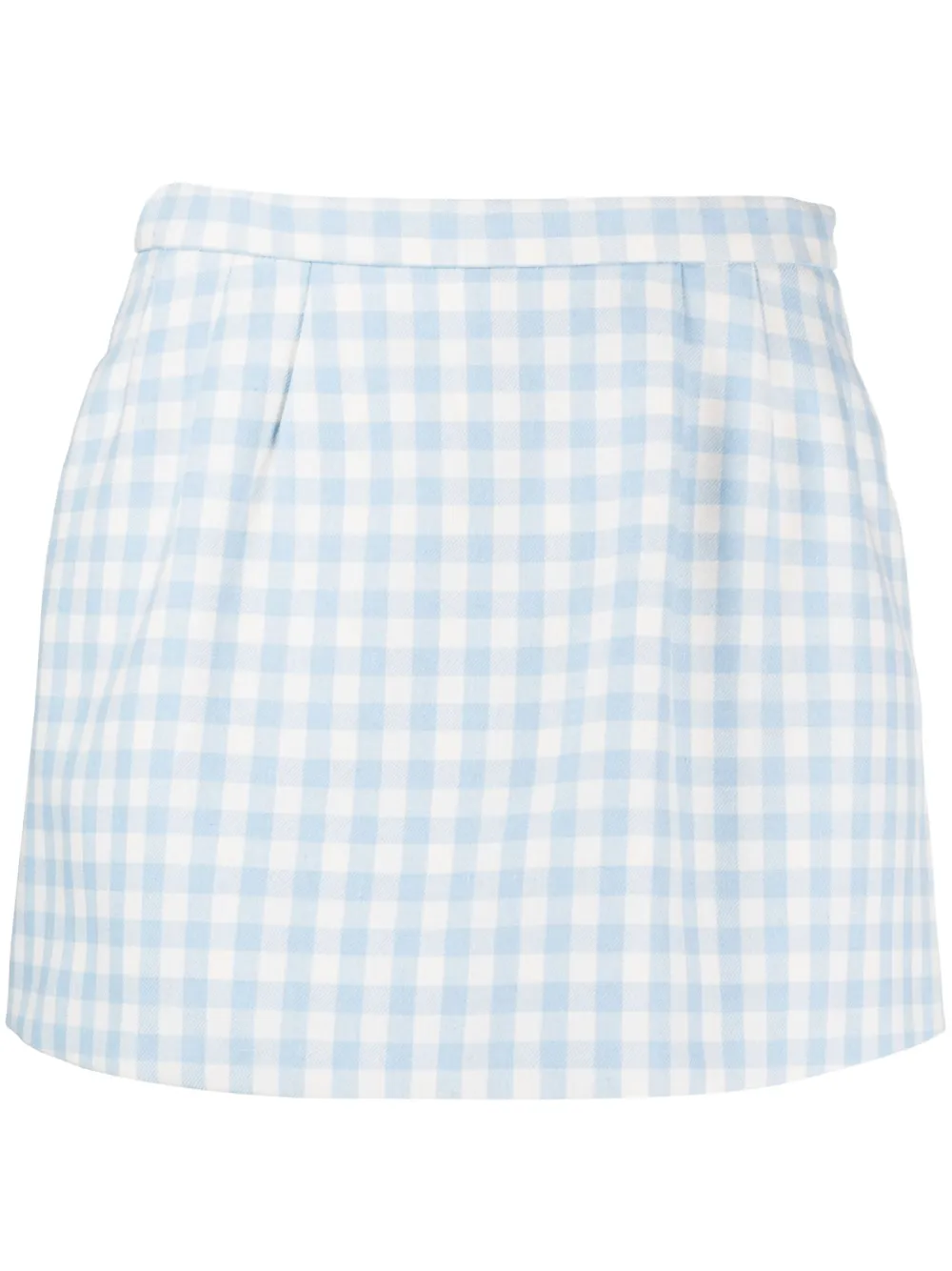 Red Valentino Redvalentino Gingham Printed Shorts In Multi