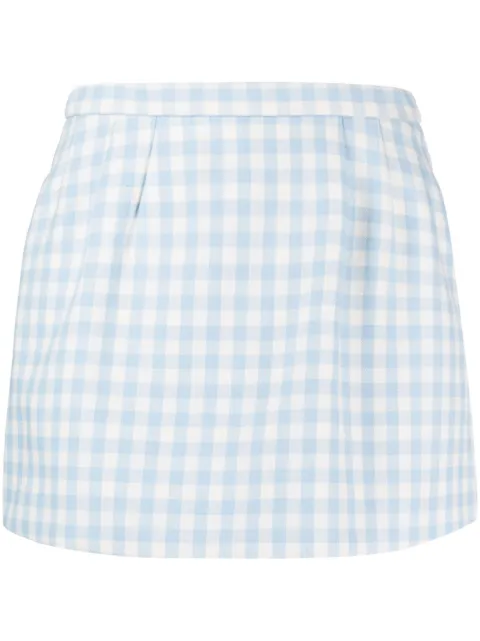 RED Valentino short court à carreaux vichy