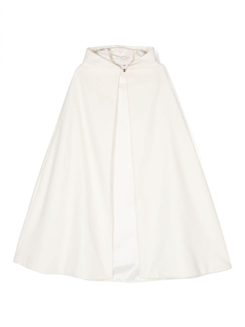 Shop Bonpoint Button-up Hooded Cape In White