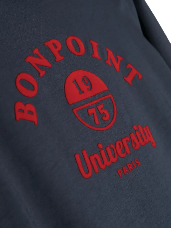 Bonpoint ロゴ ロングTシャツ | ブルー | FARFETCH JP