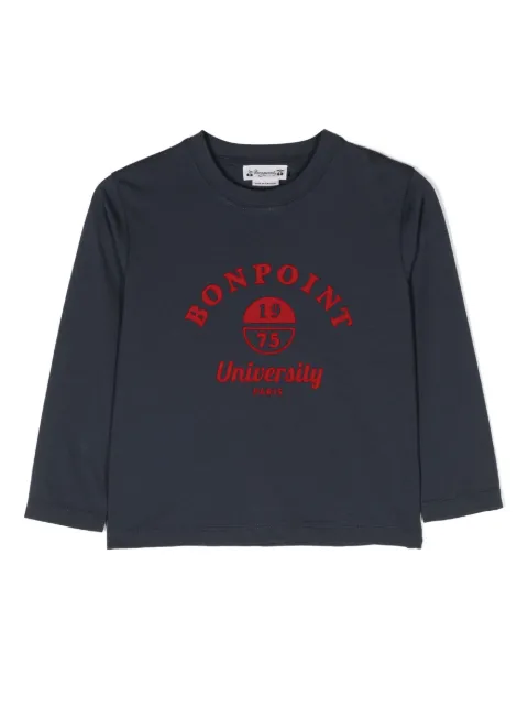 Bonpoint logo-print long-sleeve T-shirt