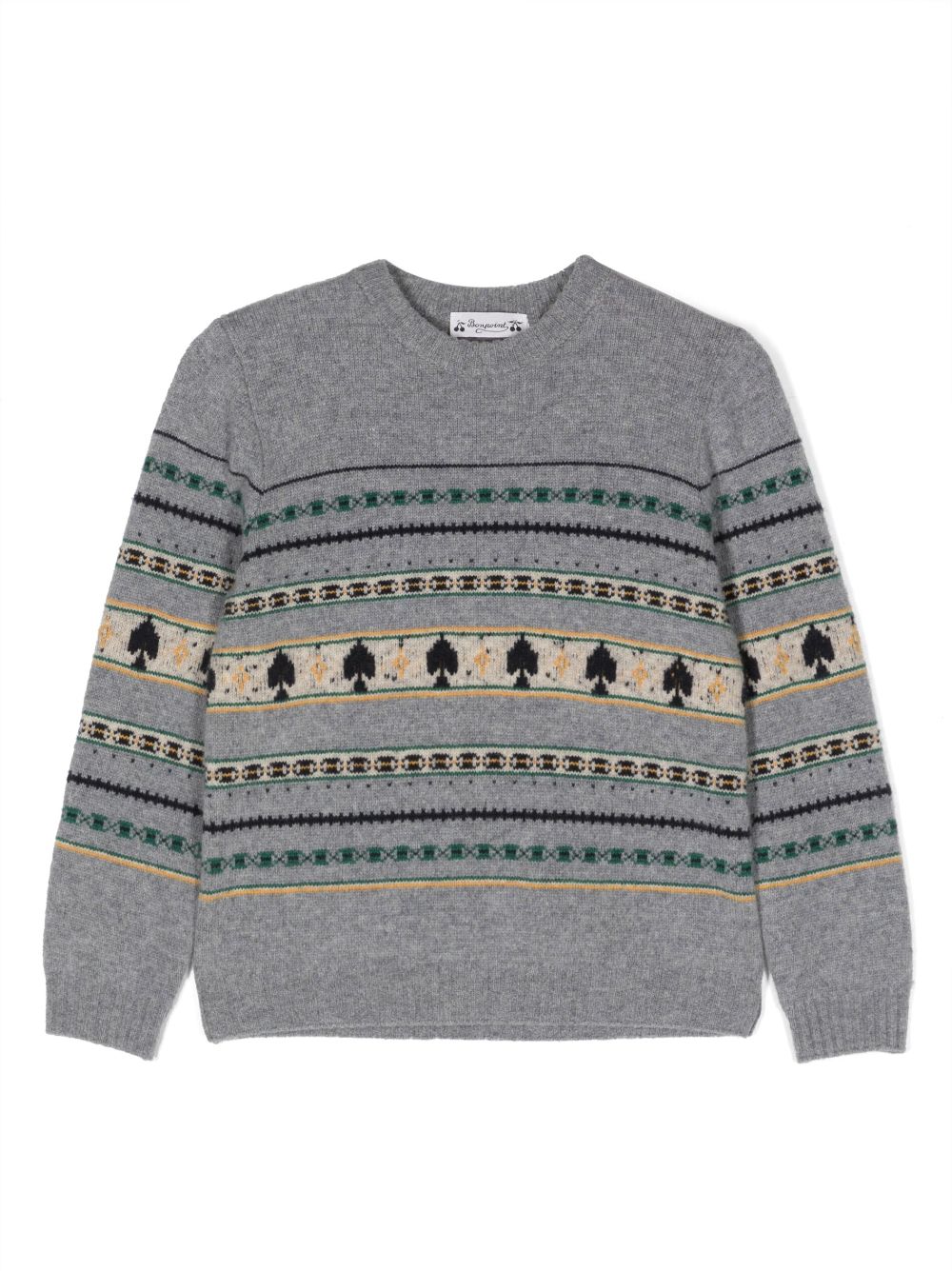 Bonpoint graphic-print Wool Jumper - Farfetch