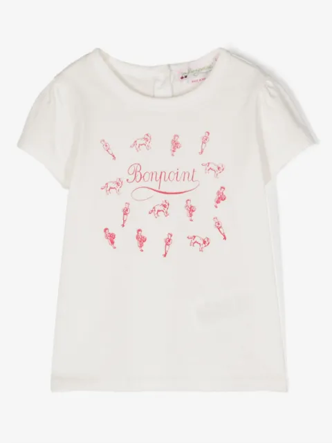 Bonpoint logo-print cotton T-shirt