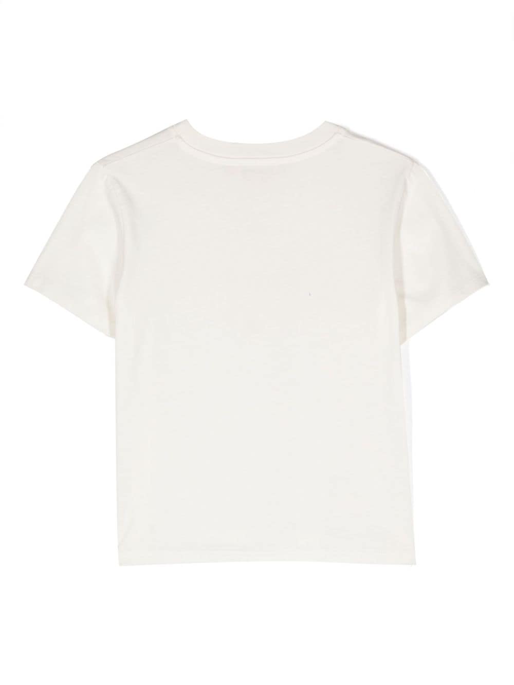 Bonpoint T-shirt met logoprint - Wit