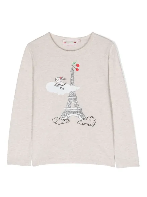 Bonpoint graphic-print cotton T-shirt