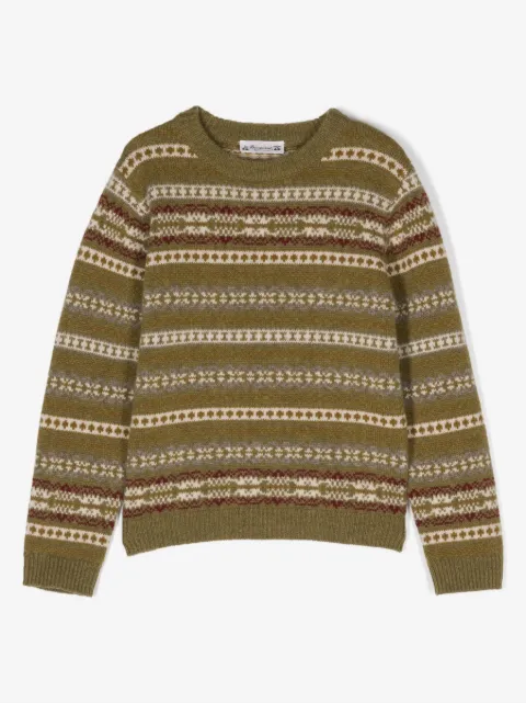 Bonpoint intarsia-knit merino jumper