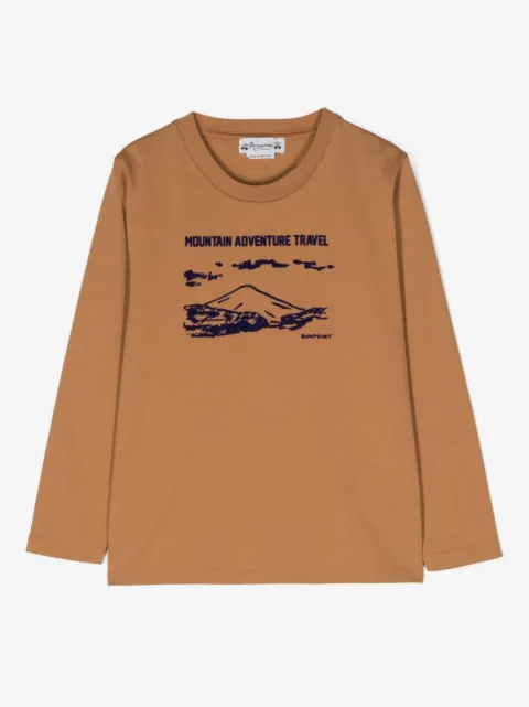 Bonpoint Sweatshirt mit Chenille-Logo