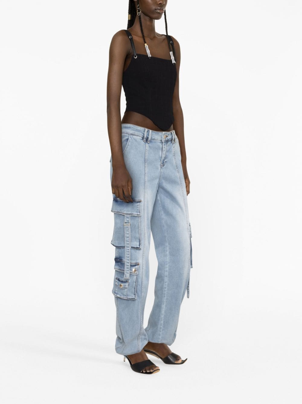 Retrofete Alejandra straight-leg Cargo Jeans - Farfetch