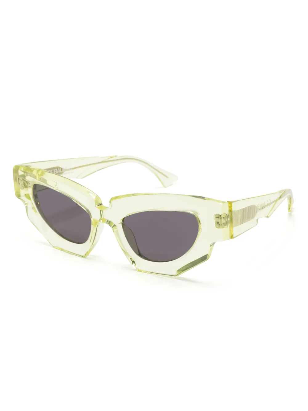 Kuboraum Zonnebril met cat-eye montuur - Groen