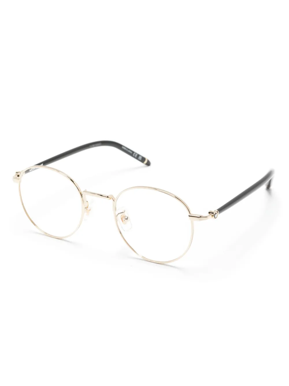 Montblanc Bril met rond montuur - Goud