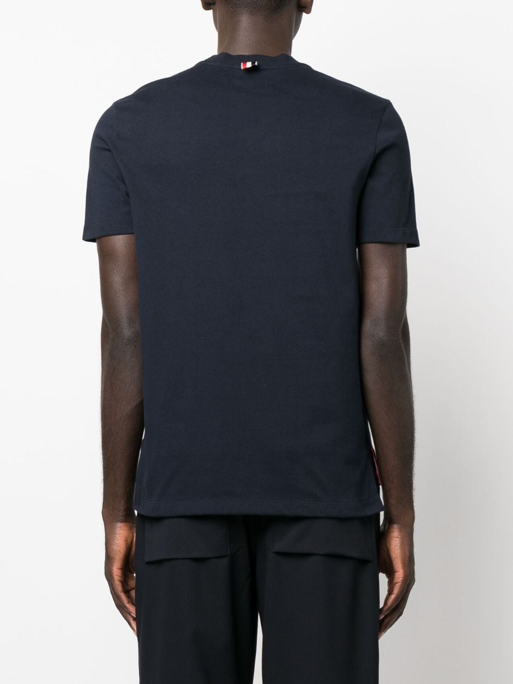 Shop Thom Browne Hector-patch Short-sleeve T-shirt In Blue