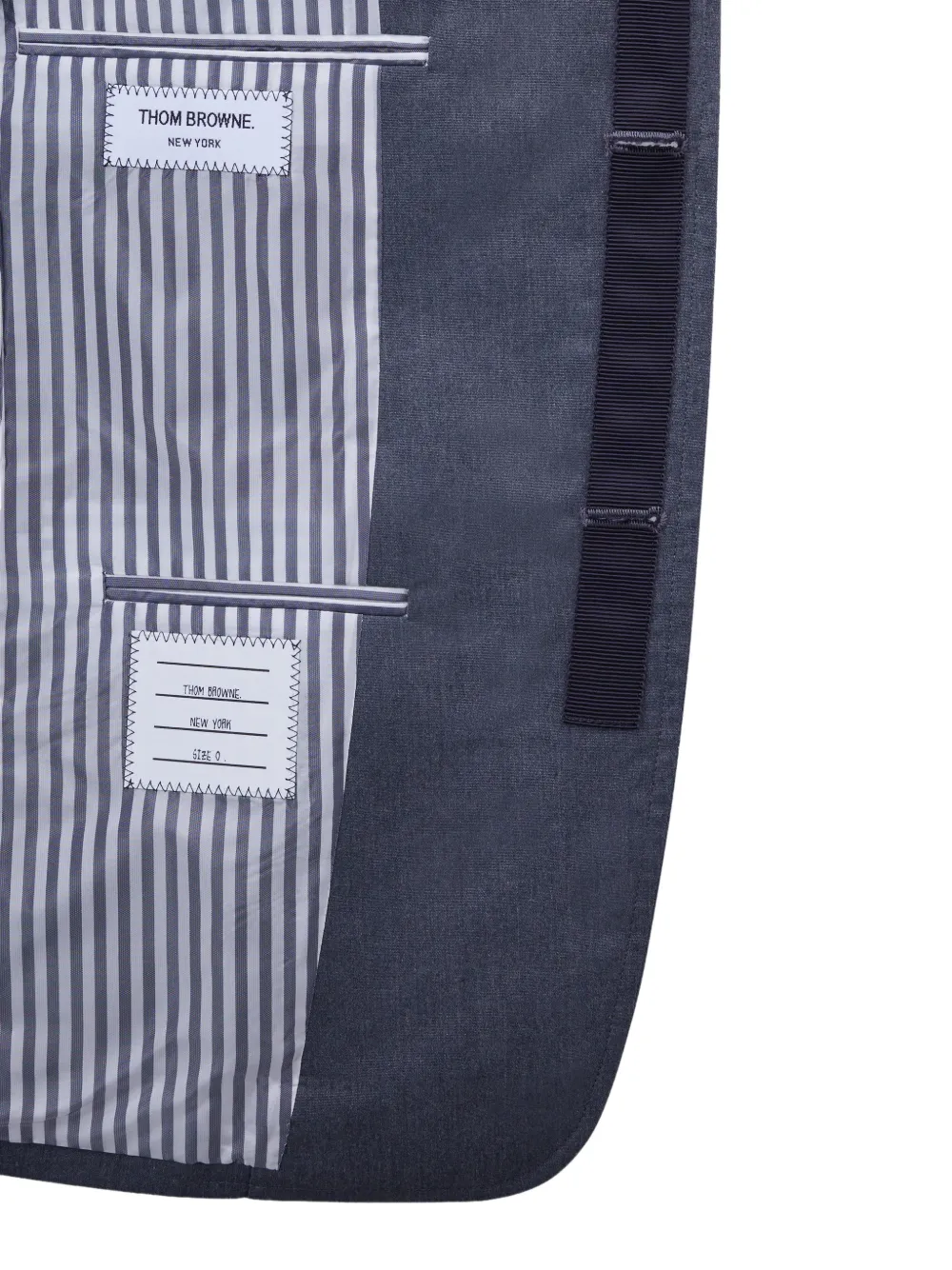Thom Browne Blazer met enkele rij knopen Grijs