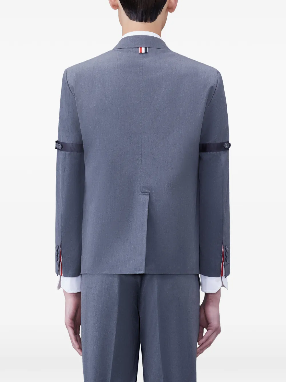 Thom Browne Blazer met enkele rij knopen Grijs