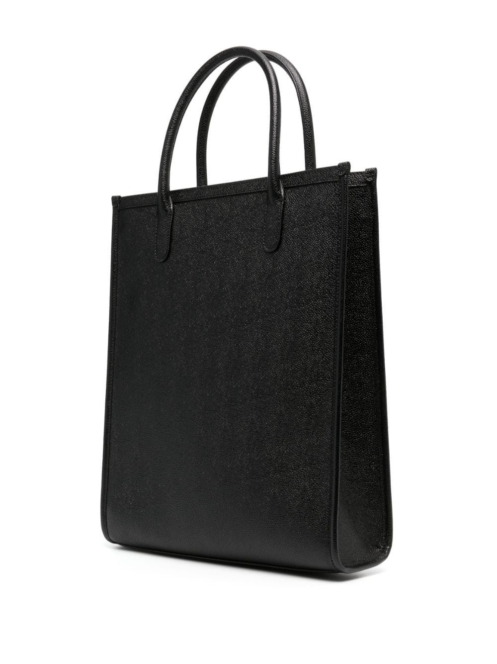 Thom Browne Leren shopper Zwart