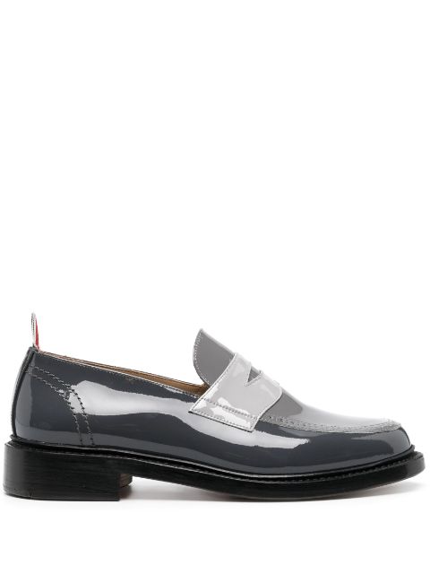 Thom Browne patent-leather penny loafers