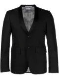 Thom Browne shawl-collar single-breasted blazer - Black