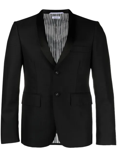 Thom Browne shawl-collar single-breasted blazer