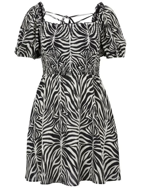 HUGO Kasota zebra-print dress 
