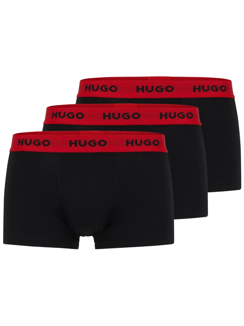 HUGO Set 3 boxer con banda logo | nero | Image 1