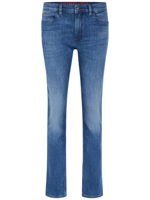 HUGO Calça jeans slim cintura média