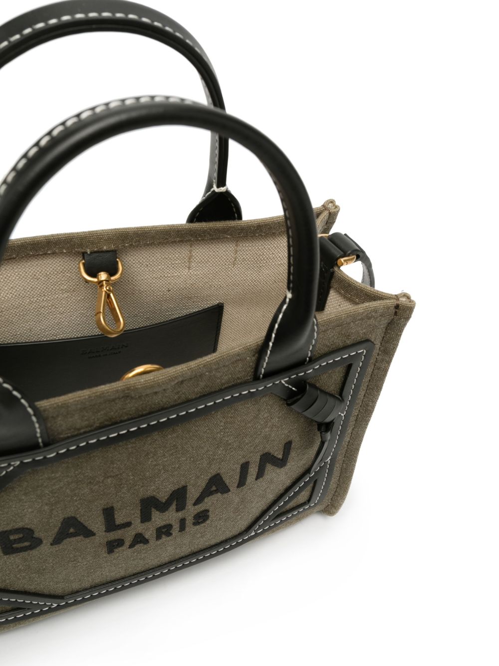 Balmain B-Army Logo-embroidered Tote Bag - Farfetch