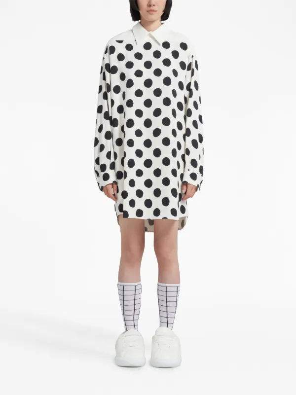 Marni ポルカドット シャツ | ホワイト | FARFETCH JP