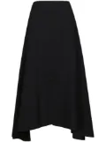 Marni asymmetric wool midi skirt - Black