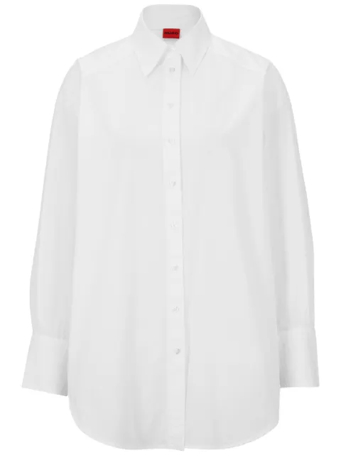 HUGO Camisa Ennia colarinho inglês 