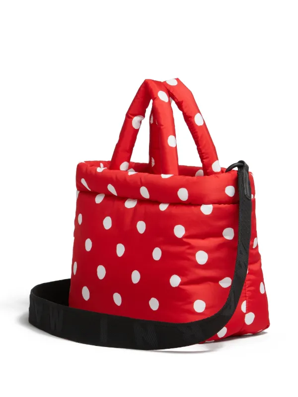 Polka dot deals tote bag