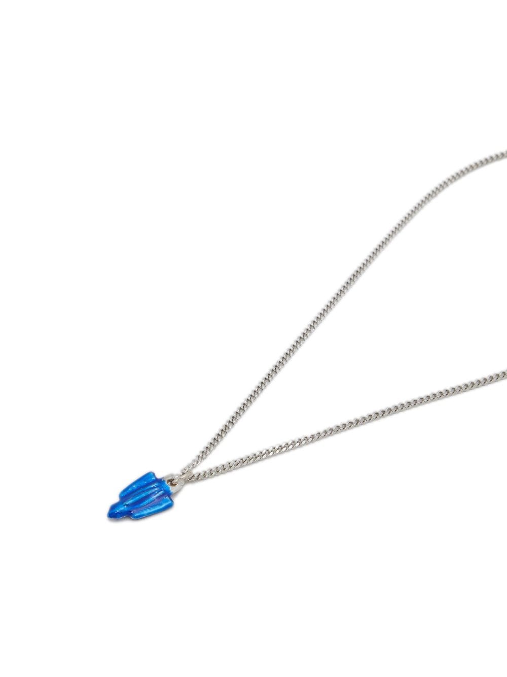 Marni silver-tone statement-pendant necklace - Zilver