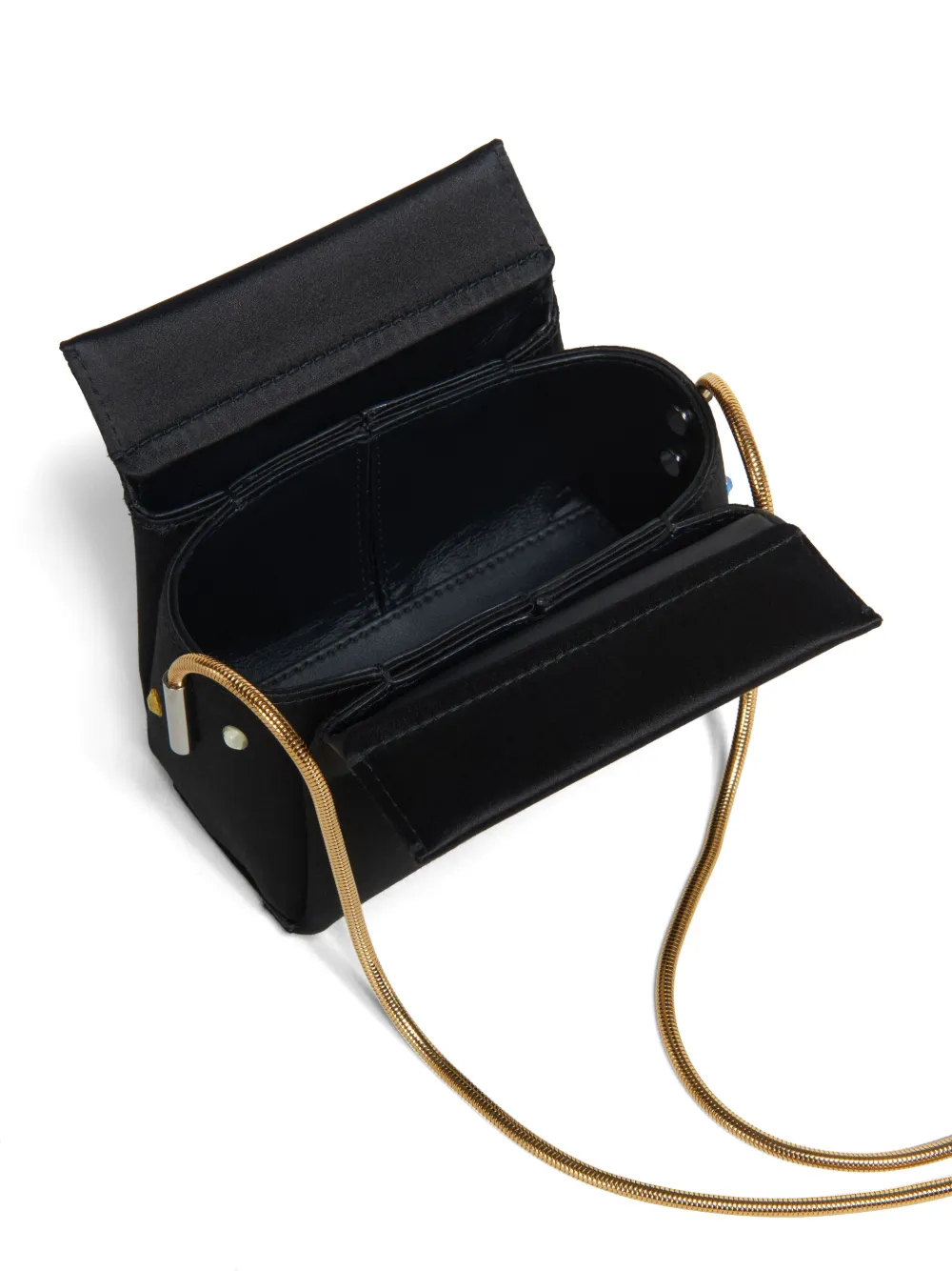 Marni rhinestone-embellished satin mini bag | Smart Closet