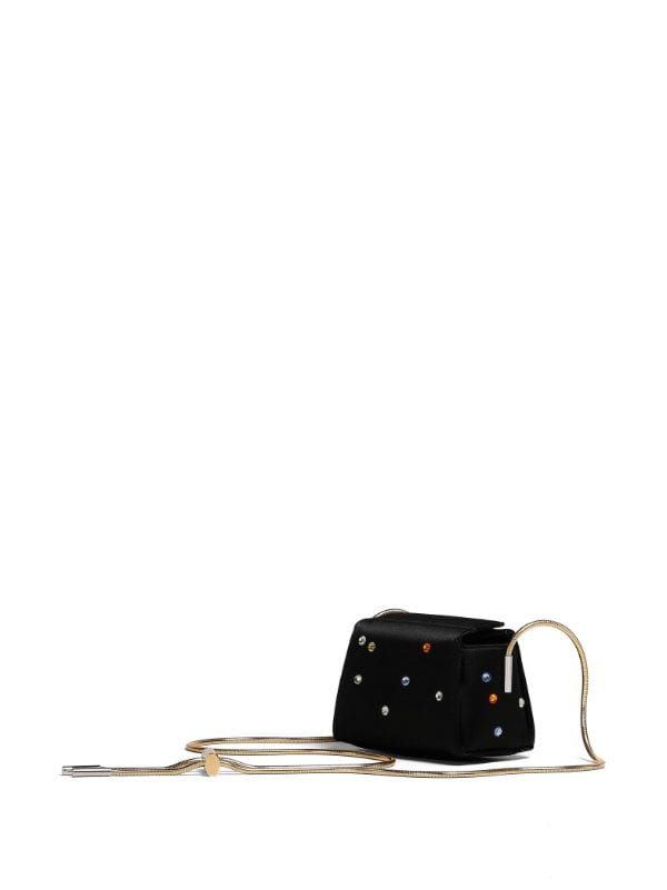 Marni Mini Toggle Satin Shoulder Bag - Farfetch