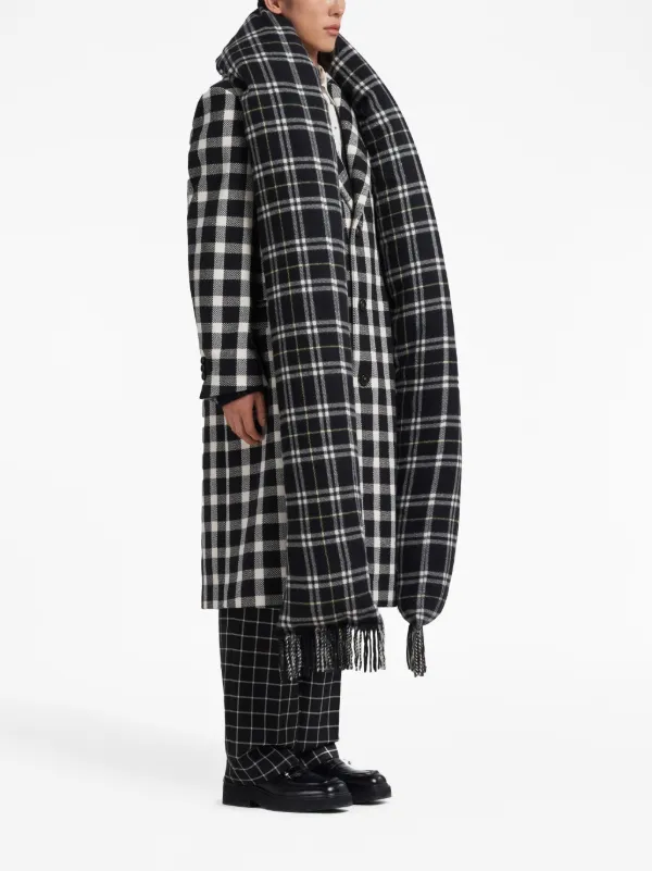Marni チェック カーディガン | ブラック | FARFETCH JP
