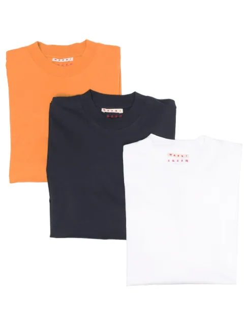 Marni crew-neck cotton T-shirt (pack of three)