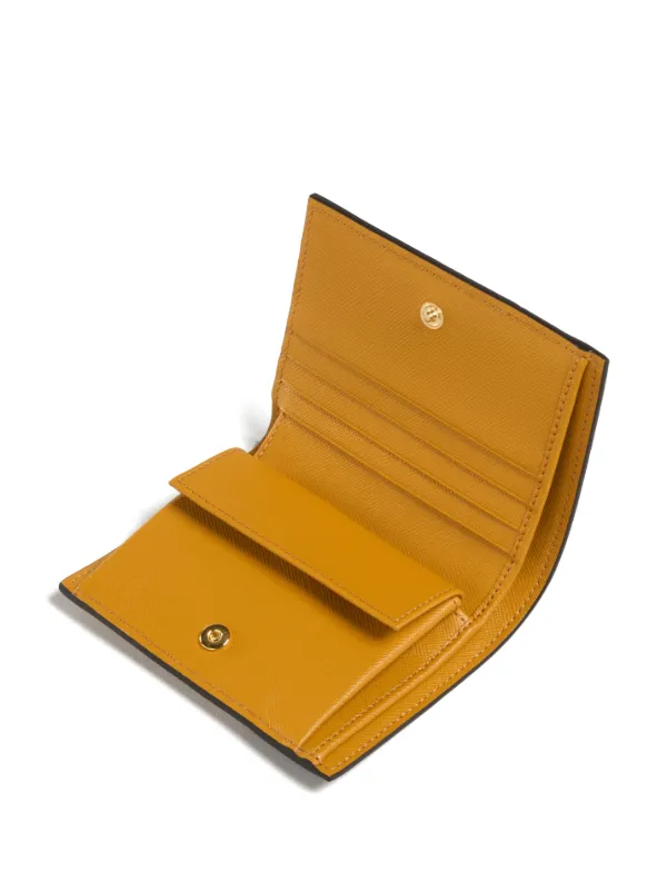 Marni Leather bi-fold Wallet | Brown | FARFETCH