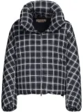 Marni checked down jacket - Black