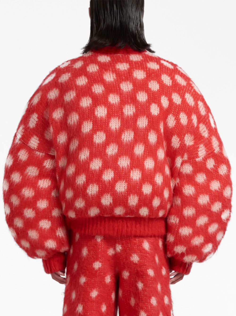 Marni polka-dot intarsia jumper Men