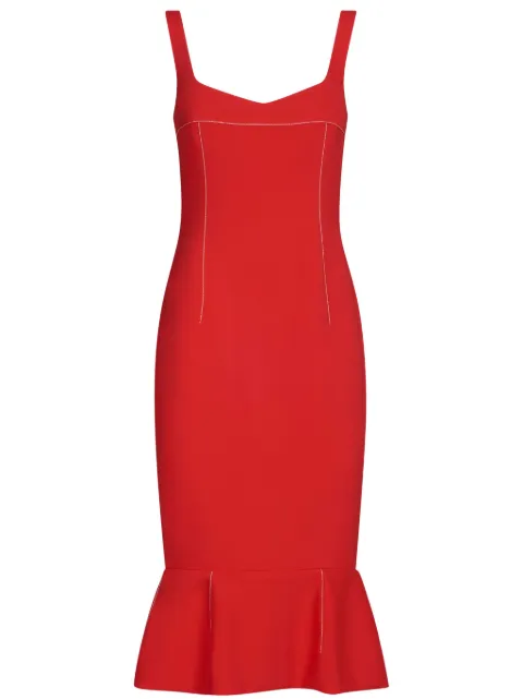 Marni Midikleid mit ausgestelltem Saum