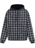 Marni checked hooded jacket - Black