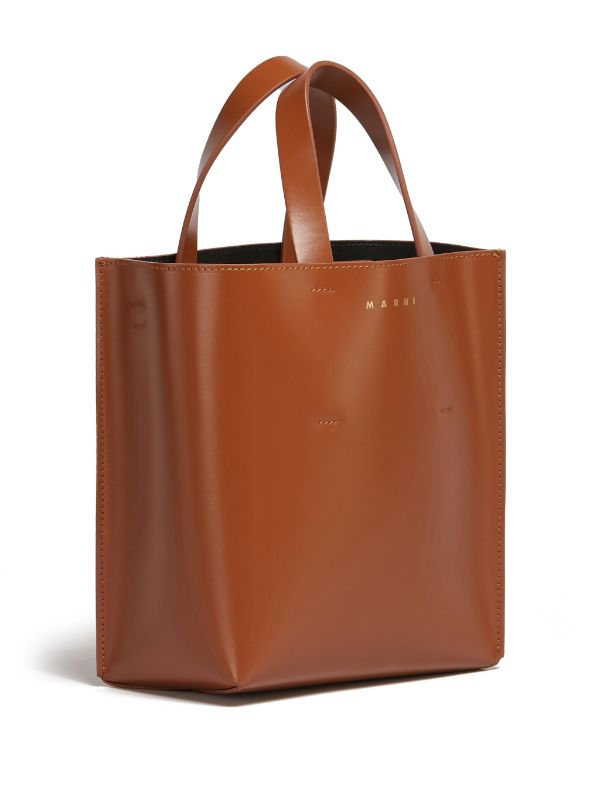 Marni Mini Museo Leather Tote Bag - Farfetch