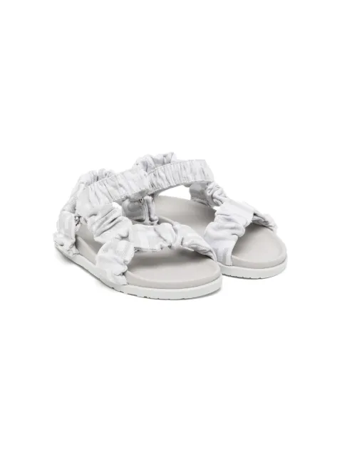 Fendi Kids sandalias con puntera abierta