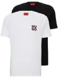 HUGO Dimento cotton T-shirt (pack of two) - Black