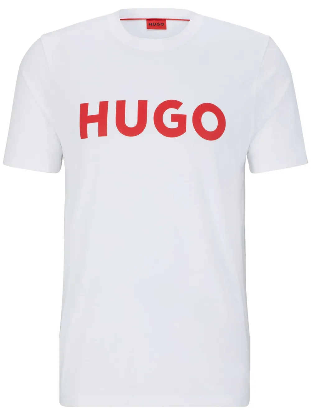 HUGO Camiseta com estampa de logo | Branco | Image 1